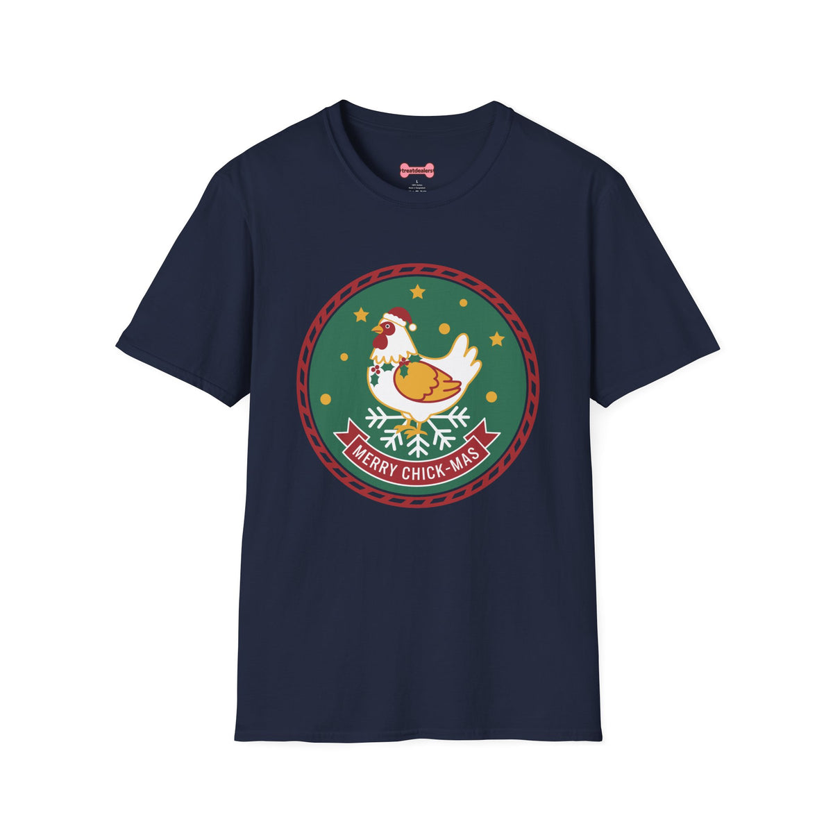 Christmas Unisex T-Shirt 'Merry Chick Mas' Funny Holiday Shirt