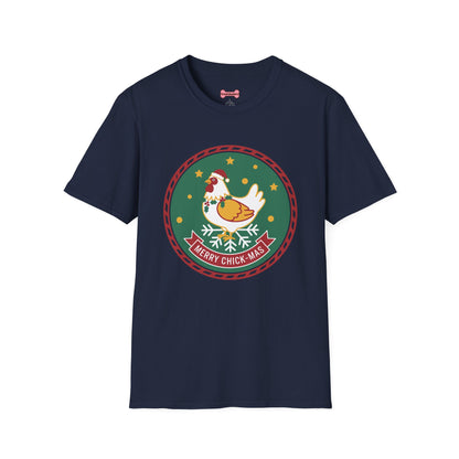 Christmas Unisex T-Shirt 'Merry Chick Mas' Funny Holiday Shirt