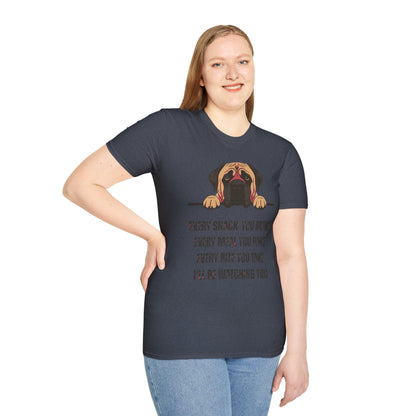 T-Shirt 'Every Snack You Make - English Mastiff ' Funny Shirt English Mastiff Dog Lover Tee