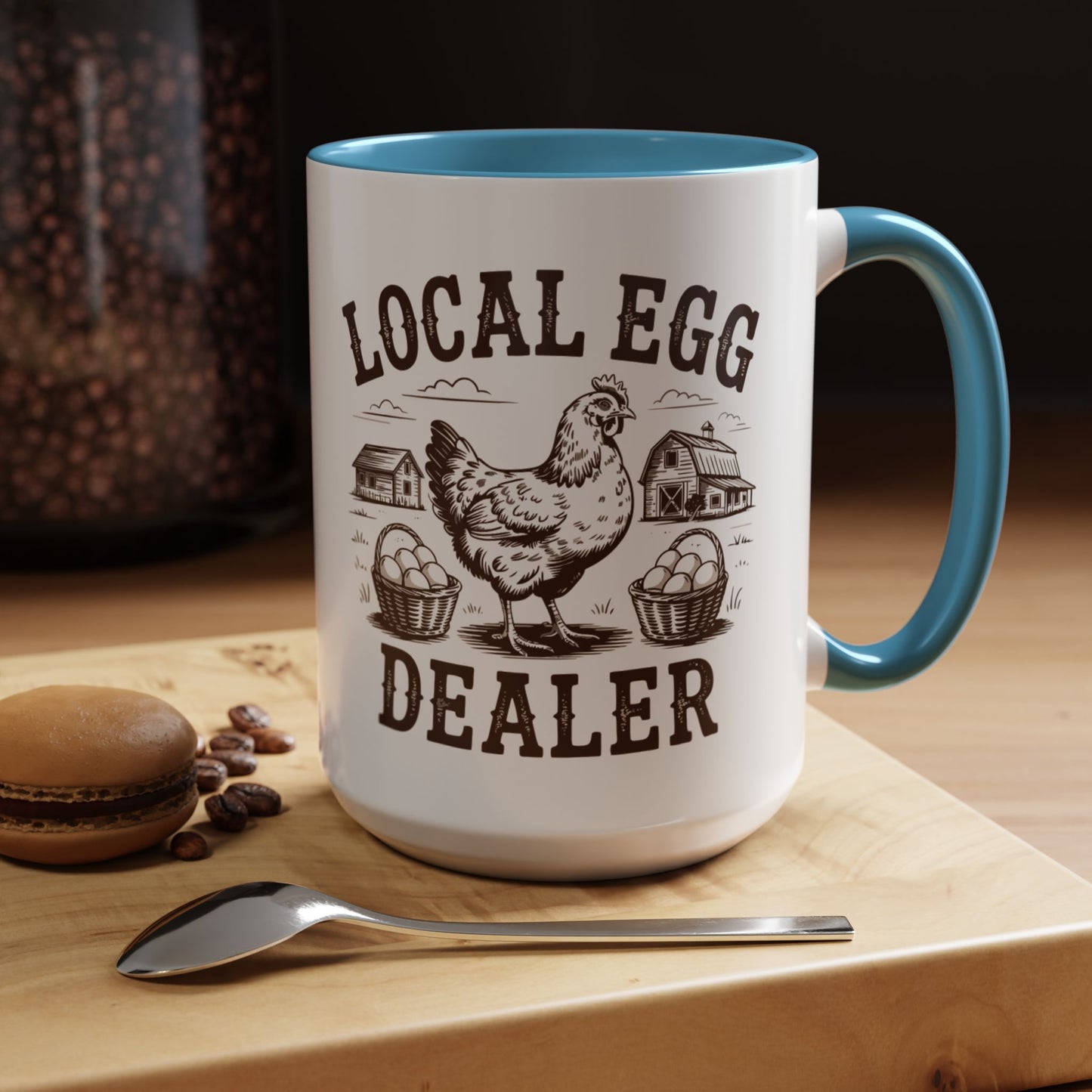 Coffee/Tea Mug: "Local Egg Dealer" (11oz/15oz)