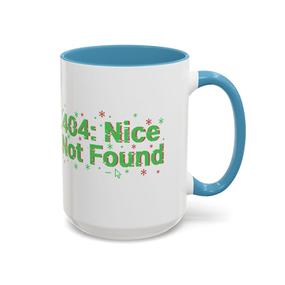 Mug '404 Nice not found' Christmas (11oz/15oz)