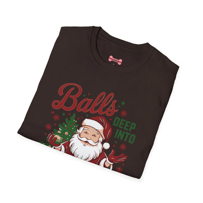 Christmas T-Shirt 'Balls deep into Christmas'