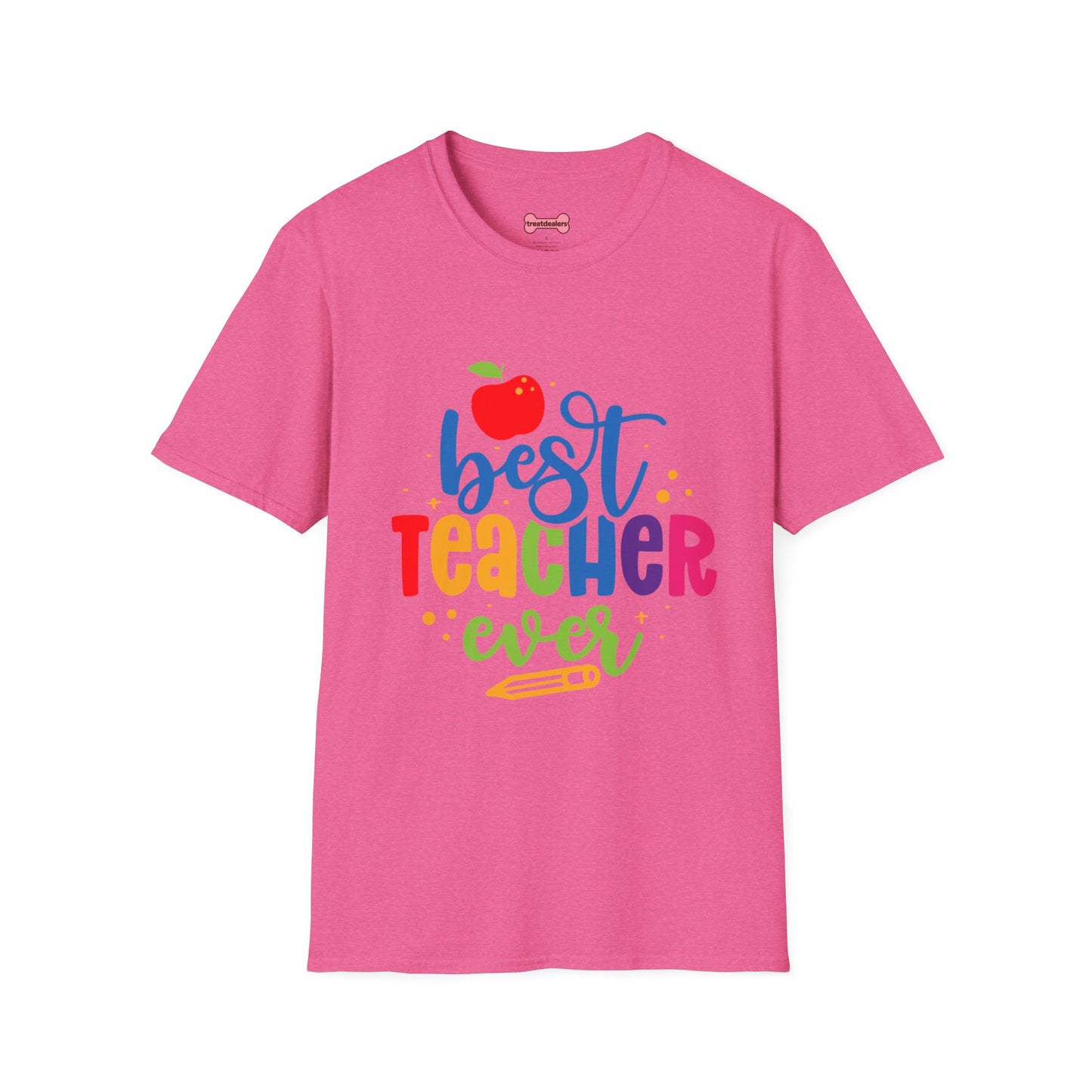T-Shirt: "Best Teacher Ever" Teacher Appreciation Gift, Thank You Teacher Tee,