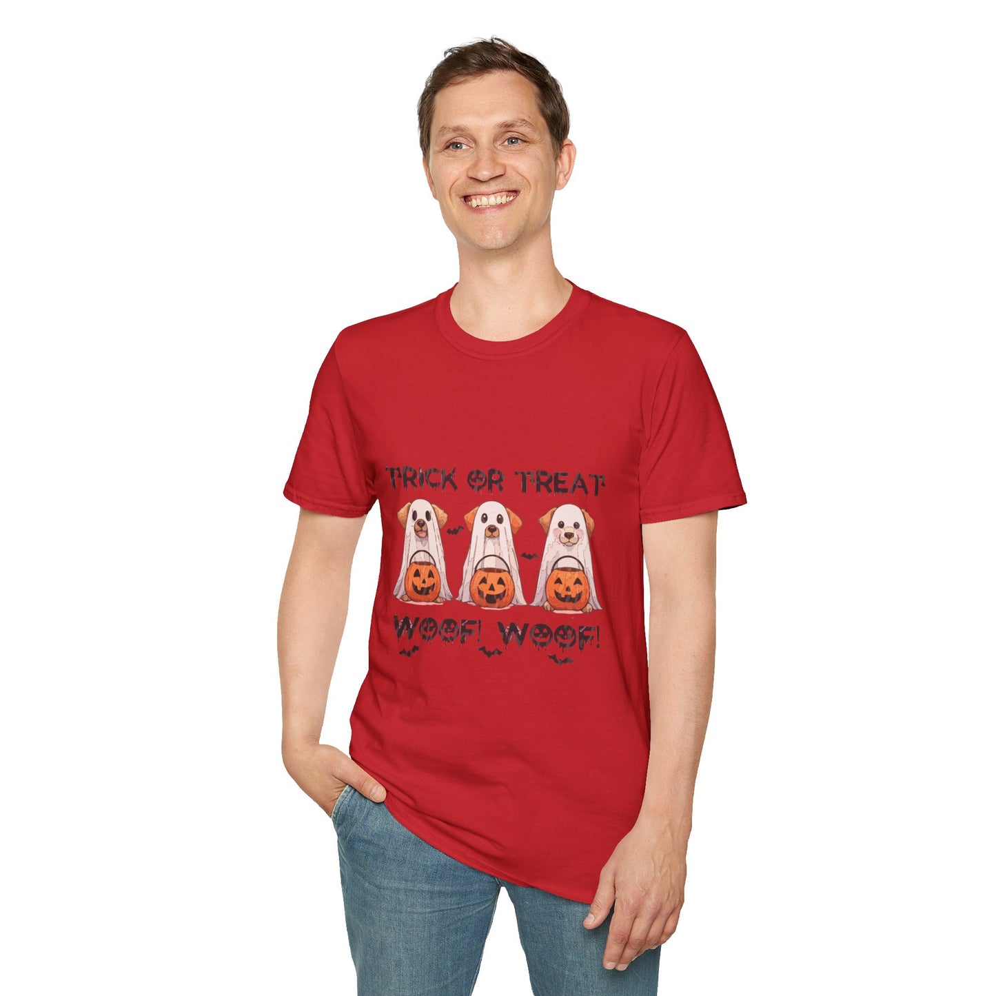 T-Shirt: Woof Wood Trick or Treat Halloween