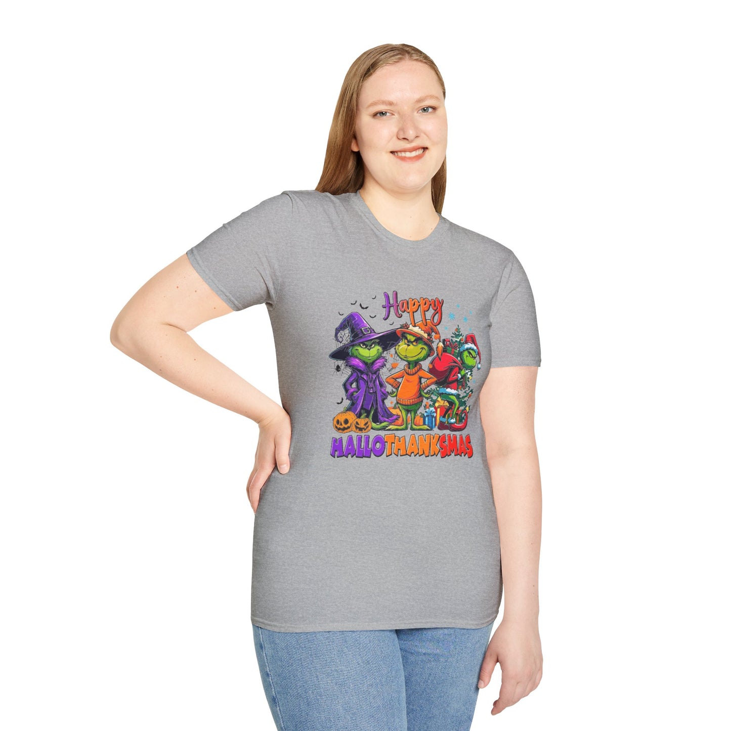 T-Shirt: "Happy Hallothanksmas"