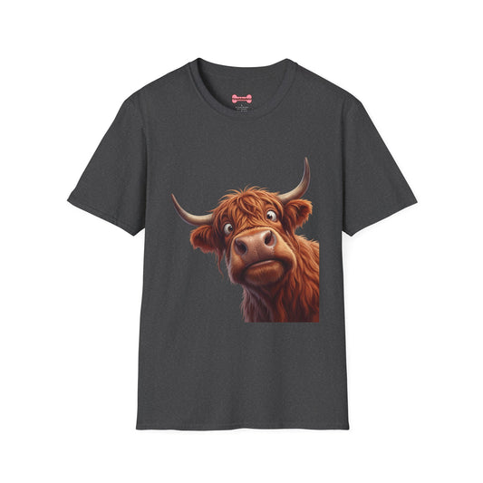 Highland Cow Lover T-Shirt — Cute Farm Animal Tee for Animal Lovers