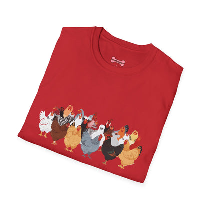 T-Shirt 'Chickens' Funny Shirt chickens Lover Tee