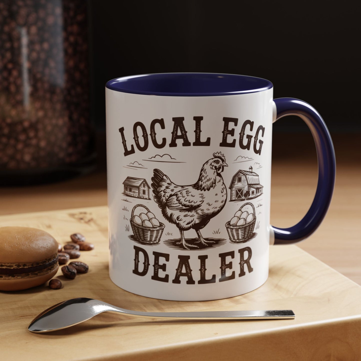 Coffee/Tea Mug: "Local Egg Dealer" (11oz/15oz)