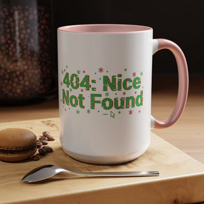 Mug '404 Nice not found' Christmas (11oz/15oz)