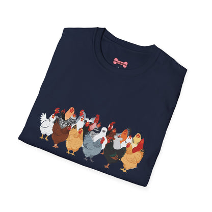 T-Shirt 'Chickens' Funny Shirt chickens Lover Tee