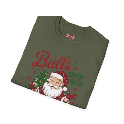 Christmas T-Shirt 'Balls deep into Christmas'