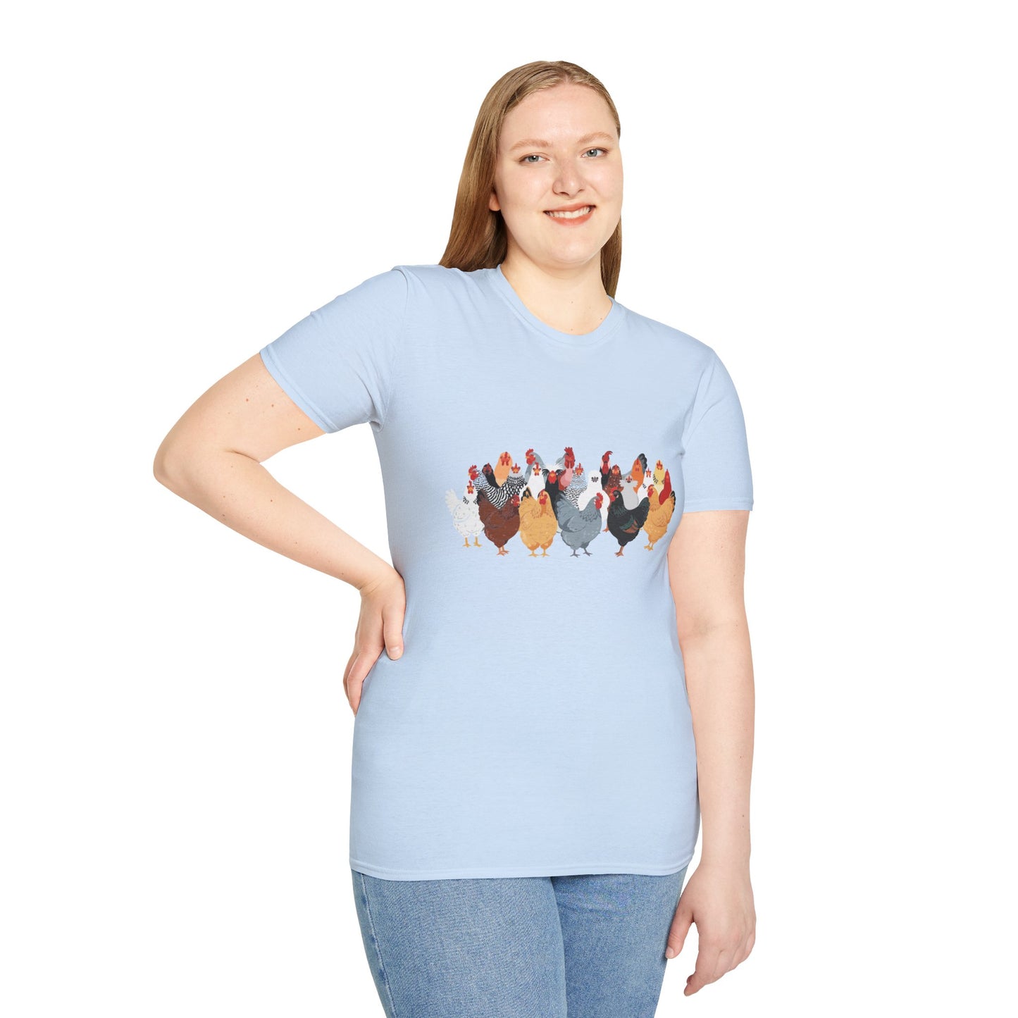 T-Shirt 'Chickens' Funny Shirt chickens Lover Tee