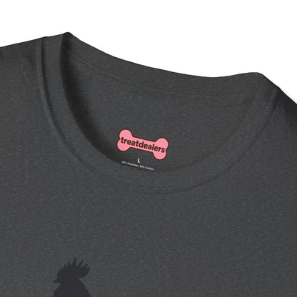 Unisex T-Shirt 'Chickens are like Potato Chips' Funny Shirt Chicken Lover Tee Black