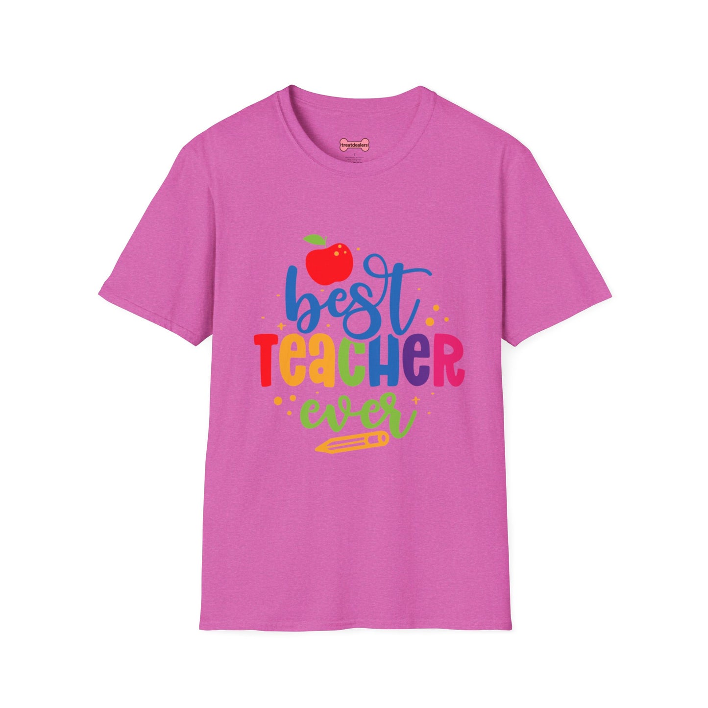 T-Shirt: "Best Teacher Ever" Teacher Appreciation Gift, Thank You Teacher Tee,