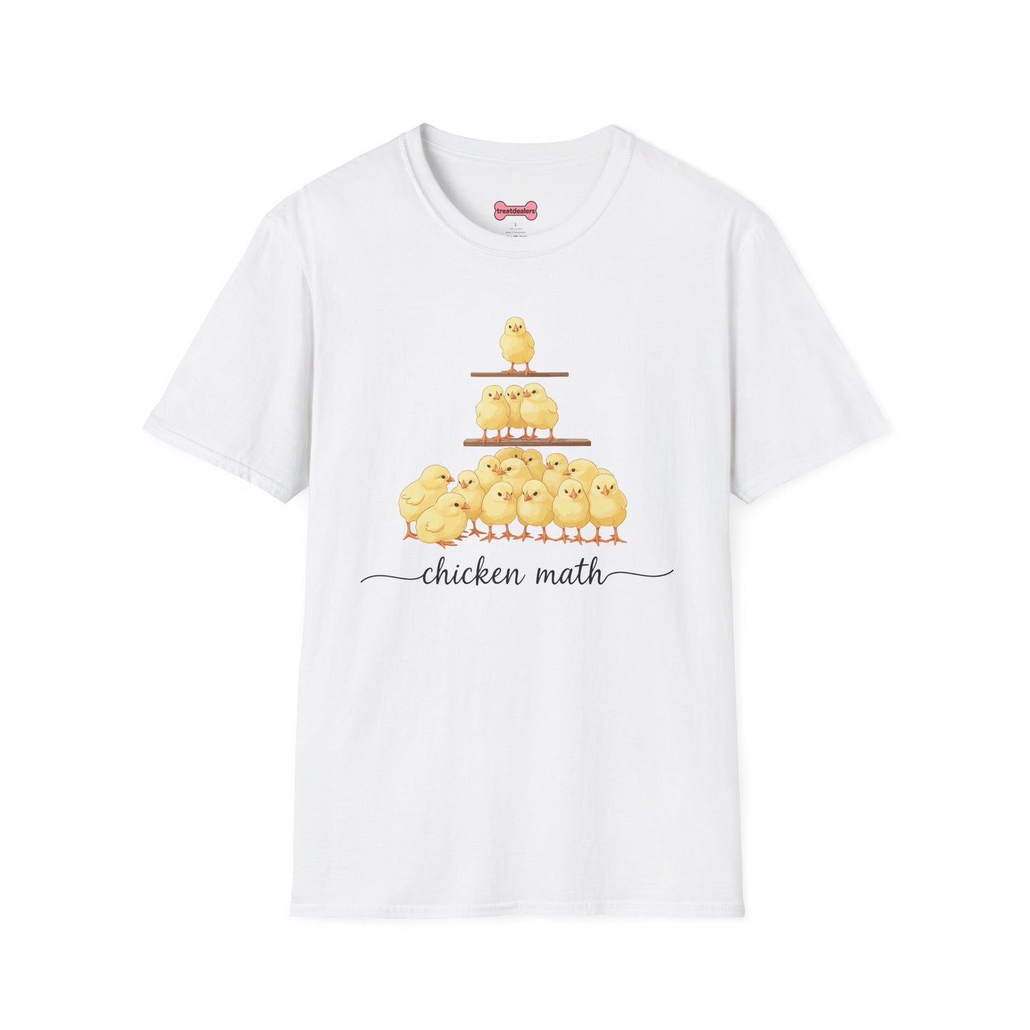 T-Shirt 'Chicken Math' Funny Shirt Chicken Lover Tee