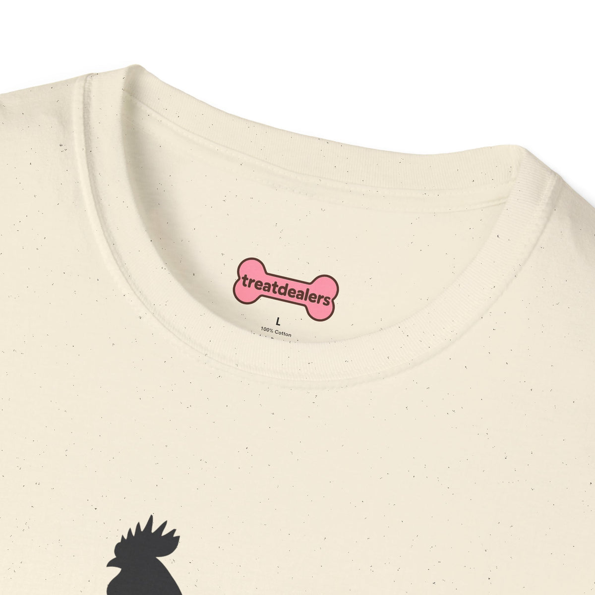 Unisex T-Shirt 'Chickens are like Potato Chips' Funny Shirt Chicken Lover Tee Black
