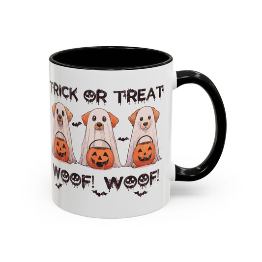 Coffee/Tea Mug: Spooky Halloween "Trick or Treat" (11, 15oz)