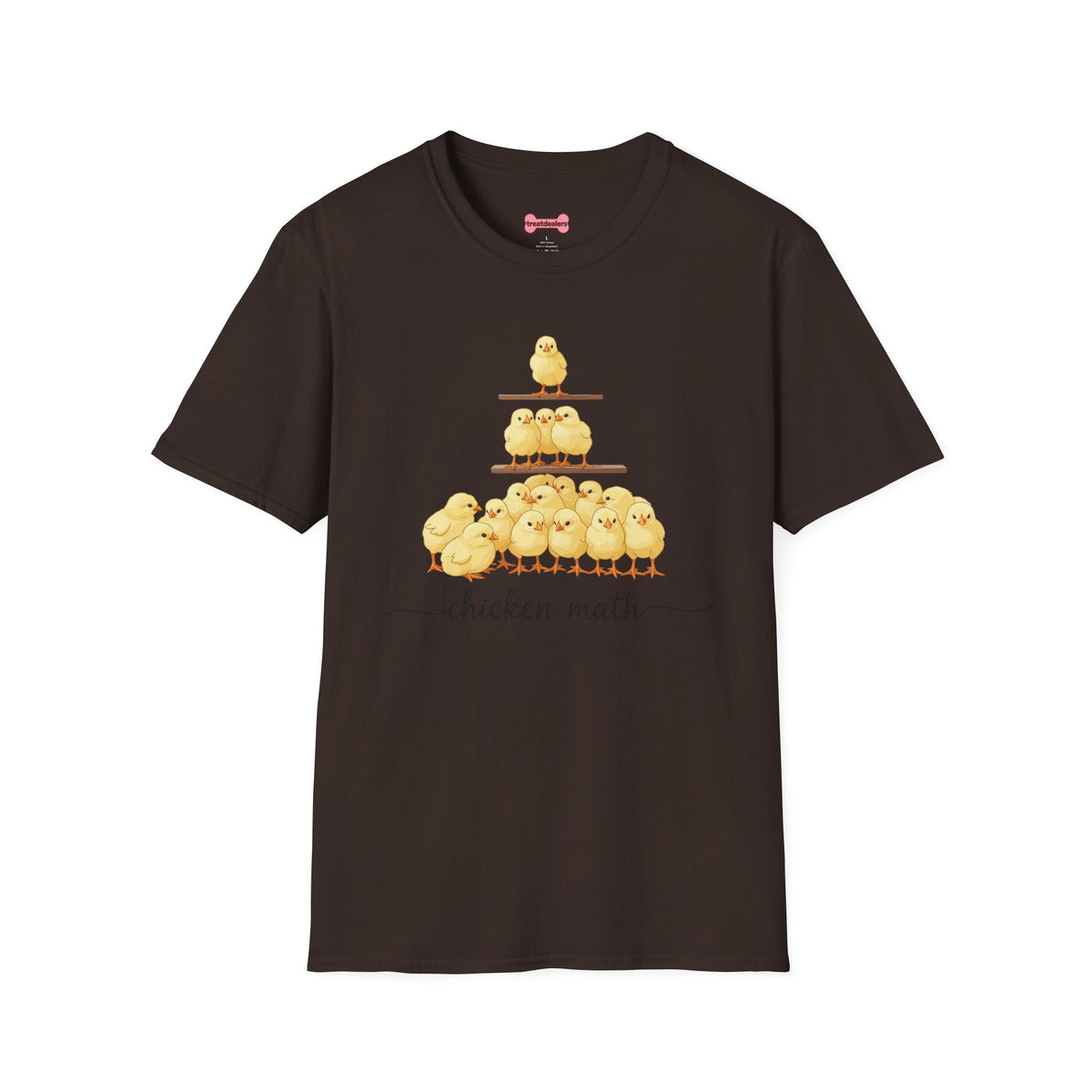 T-Shirt 'Chicken Math' Funny Shirt Chicken Lover Tee
