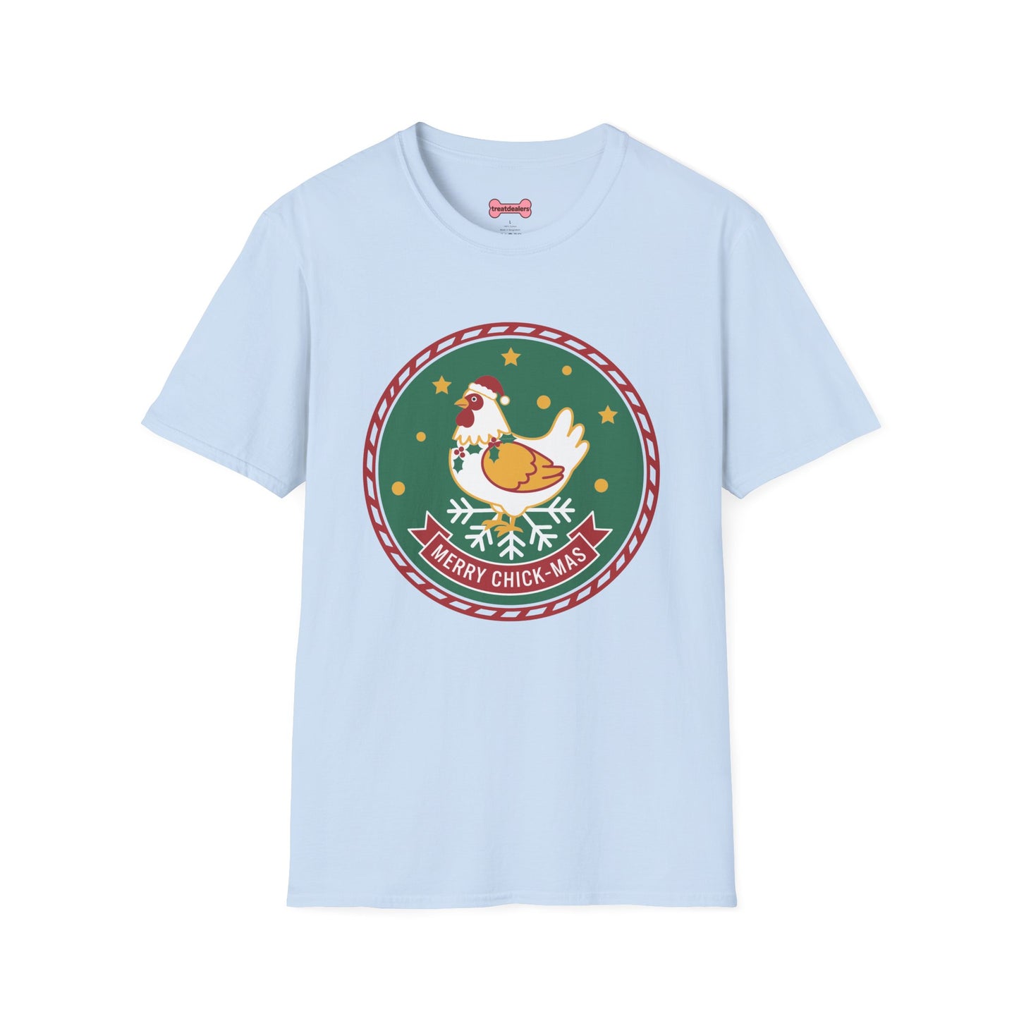Christmas Unisex T-Shirt 'Merry Chick Mas' Funny Holiday Shirt