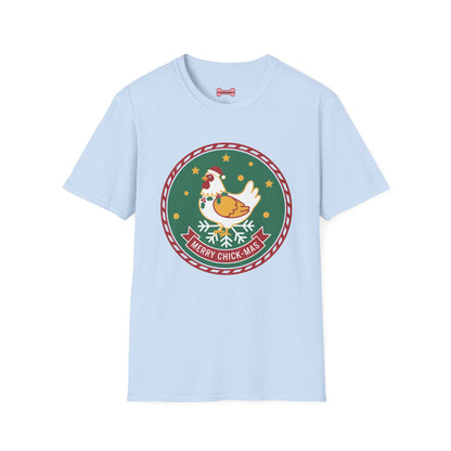 Christmas Unisex T-Shirt 'Merry Chick Mas' Funny Holiday Shirt