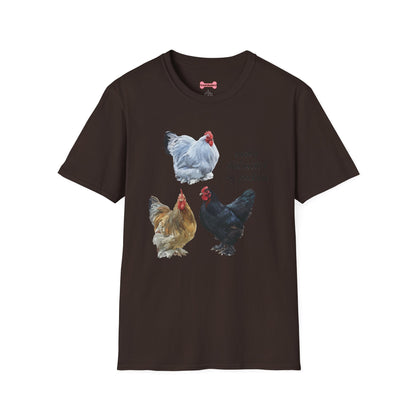 T-Shirt 'Easily Distracted By Peckers' Funny Shirt Chicken Lover Tee
