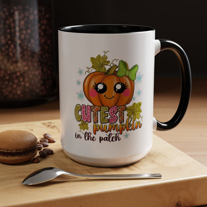 Fall "Cutest Pumpkin in the Patch" Mug (11oz & 15oz)